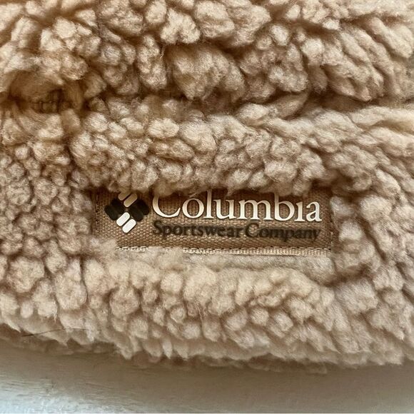 Madhappy Columbia Sherpa Beanie Small / Medium Unisex Camel NEW - Picture 4 of 10